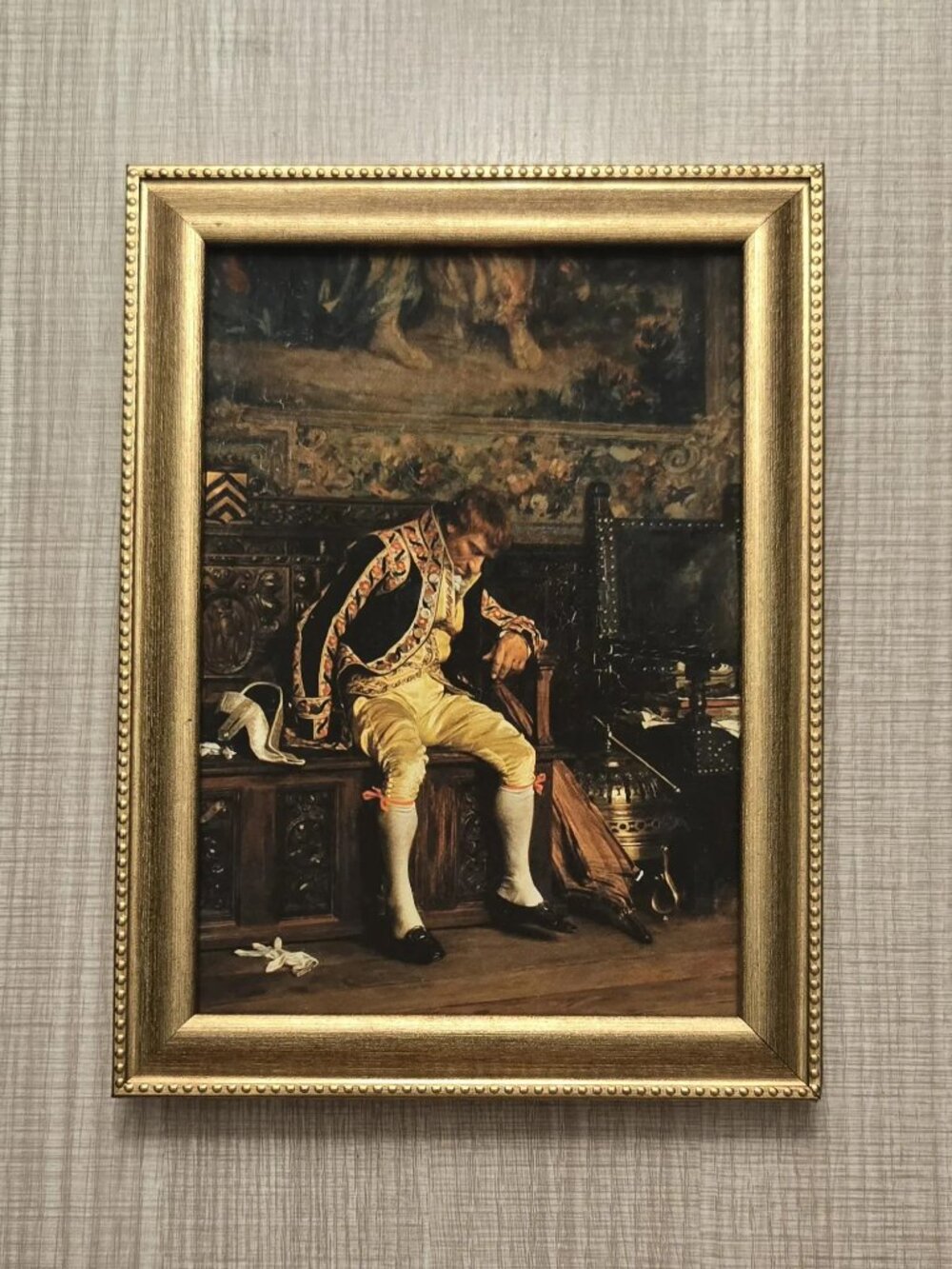Charles Bargue "A Footman Sleeping" Art Reproduction Print